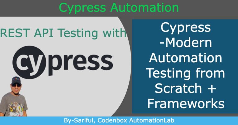 Cypress Automation Codenbox Automationlab